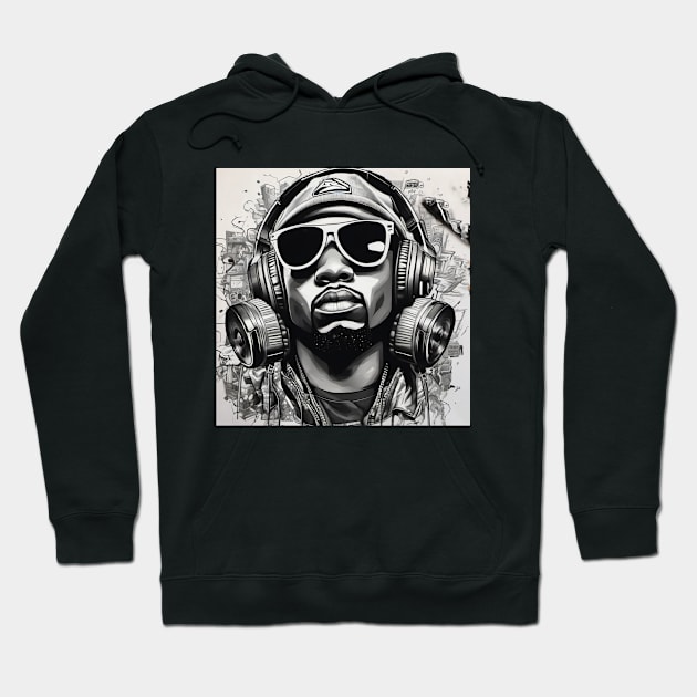 hip hop artwork Hoodie by OWLS store